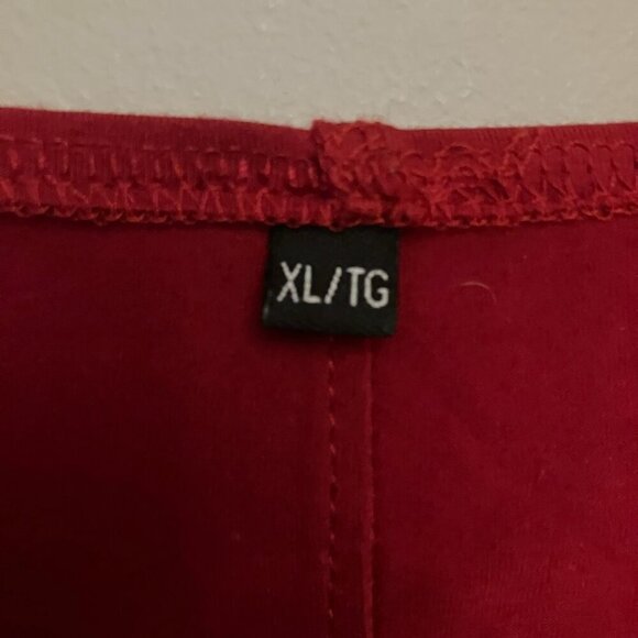 Red Longsleeve Shirtdress - Picture 4 of 7